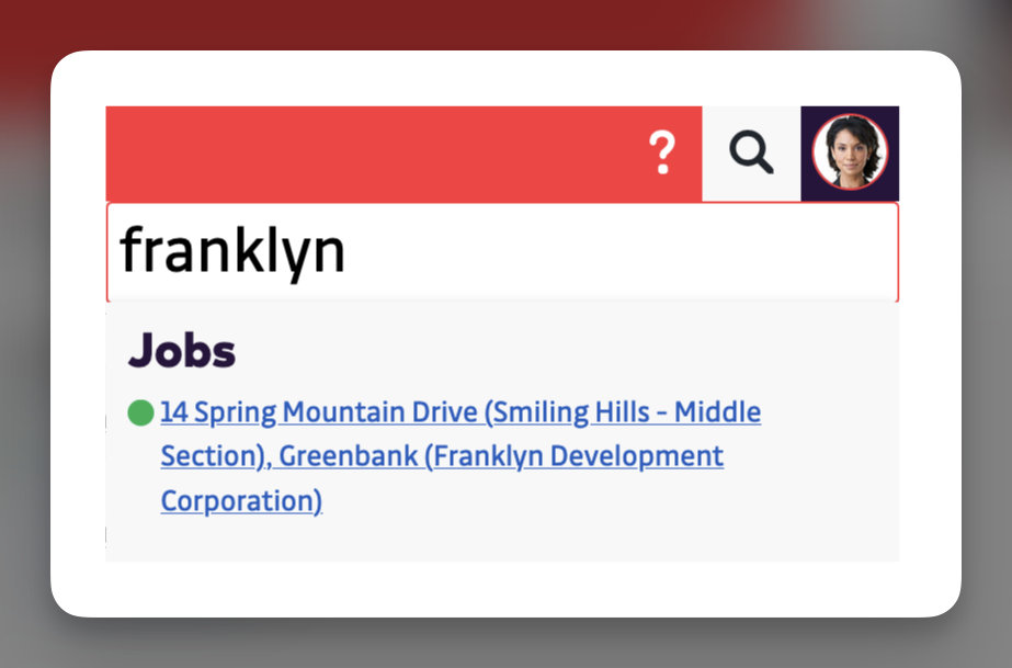 Global Search - search for a job