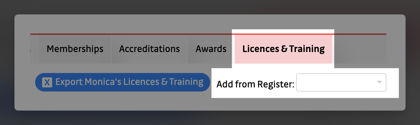 Staff - Add L&T item from register